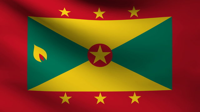 Grenada flag.
