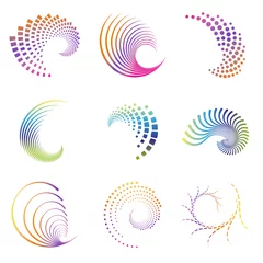 Rolgordijnen Design wave icons © MoreDesign