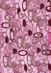 Fond imprimé optic-art années 60.