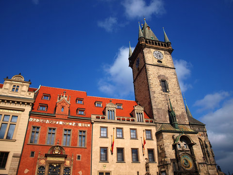 Gothic Town Hall From Prague