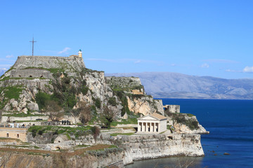 Old fortress in Corfu, Greece