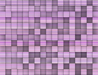 abstract striped mosaic backdrop in multiple pink purple