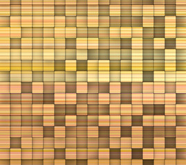 abstract striped mosaic backdrop in multiple orange yellow