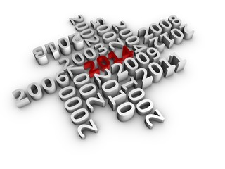 2014 3d neujahr neues jahr