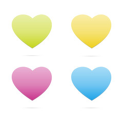 blank heart symbols