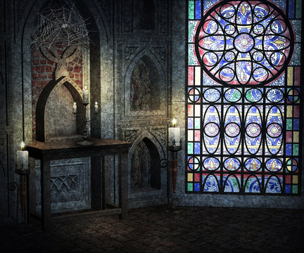 Gothic Room Background