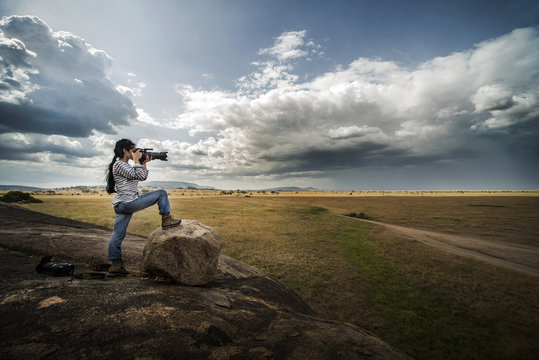 Fotografando le distese africane
