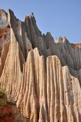 Rock pinnacles at the Fairy stream, Mui Ne, Vietnam