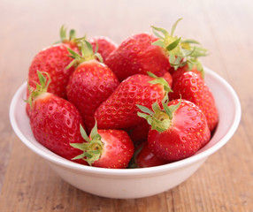 bowl of strawberry