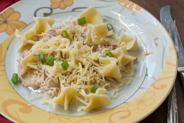 boiled ravioli