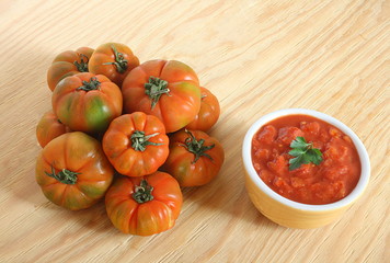 Salsa di pomodori pachino