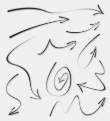 Doodle Sketch Arrows