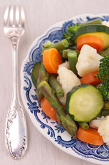 plate of vegetables