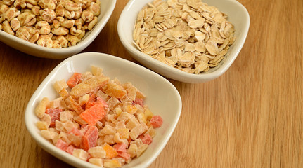 Muesli ingredients