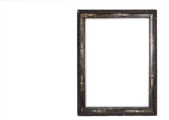 Classic wooden frame isolated