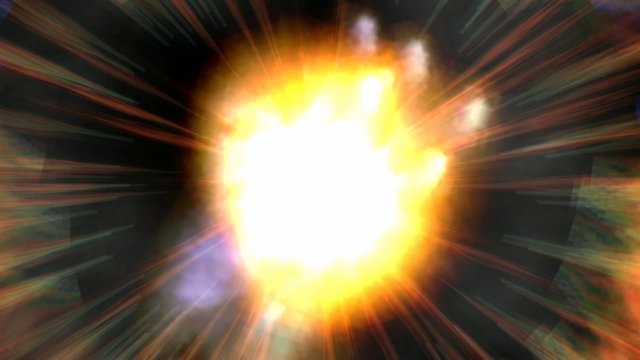 Cosmic Explosions Animation