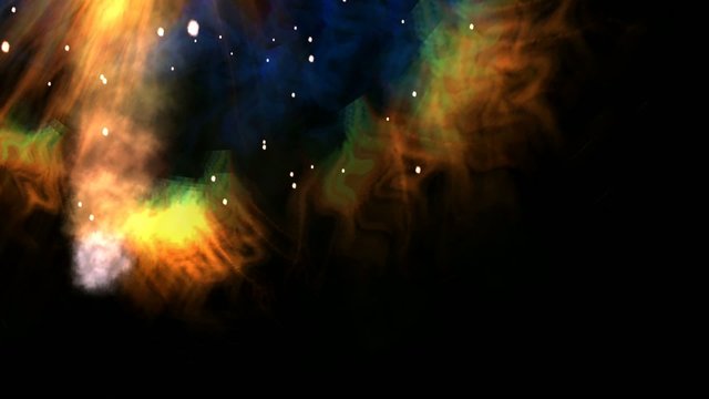 Cosmic Explosions Animation