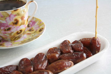 coffee and dates