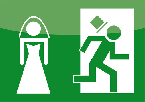 Hochzeit Notausgang Kalte F&uuml;&szlig;e