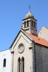 Fototapeta na wymiar Sibenik - Old Church. Croatia city.