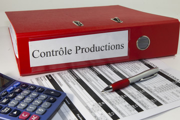 classeur, contrôle production