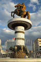 Macedonia, Skopje, Alexander the Great Monument