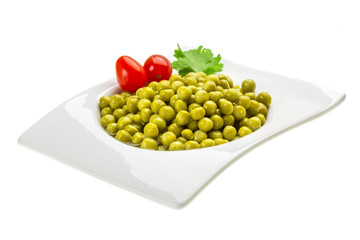 Marinated peas