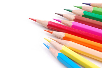 Fototapeta premium Colourful pencil