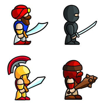 Historical battle characters