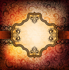 vintage style grungy background, eps10 vector