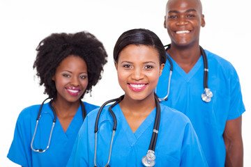 group of african medical doctors