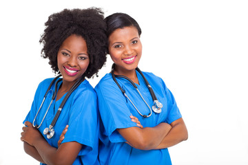 young african nurses