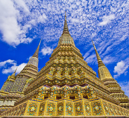 Wat Pho in Bangkok province of Thailand