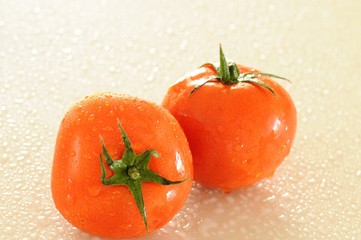 isolated red tomatoes