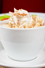 Deliicous coffee closeup