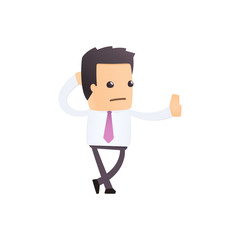 modern and stylish web character