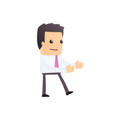 modern and stylish web character