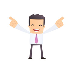 modern and stylish web character