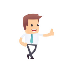 modern and stylish web character