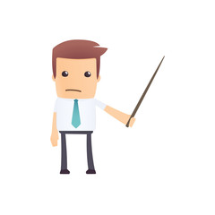 modern and stylish web character