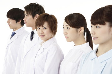 医療イメージ,5人