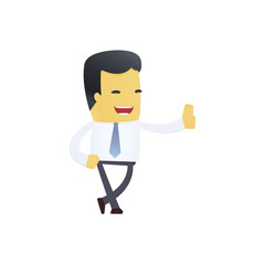 modern and stylish web character