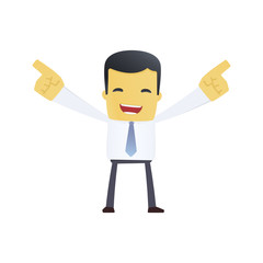 modern and stylish web character