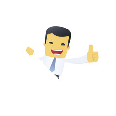 modern and stylish web character