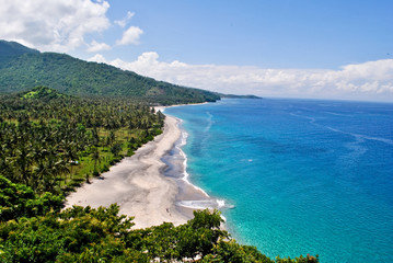 Senggigi-strand op het eiland Lombok