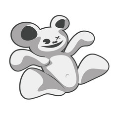 cartoon bear vector illustration