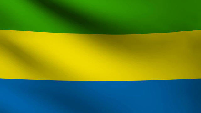 Gabon flag.