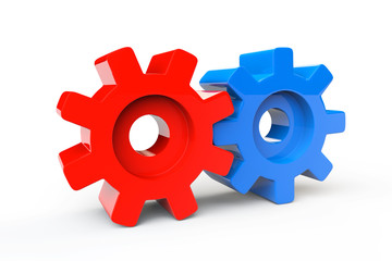 Red and Blue gears