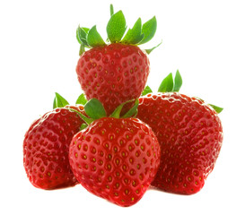 Strawberry on a white background