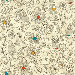 Vector Seamless  Floral Patterns